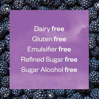 Floura Brambleberry Lavender Fruit-Forward Fiber Bars– High Fiber, Vegan, Gluten & Dairy Free, Low Calorie Healthy Snack Bars with Upcycled Produce for Gut Health [10 Pack]