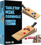 Buffalo Games - Tabletop Mini Cornhole - Dexterity Skill Game - Toss Across - Competative Two Player - On The Go Game - Ages 8 and Up