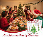 Roll A Christmas Tree Dice Game, Christmas Games for Families & Large Groups-25 Players, Xmas Party Games for Adults, Red and Green Theme Winter Holiday Decorations White Elephant Gifts Ideas