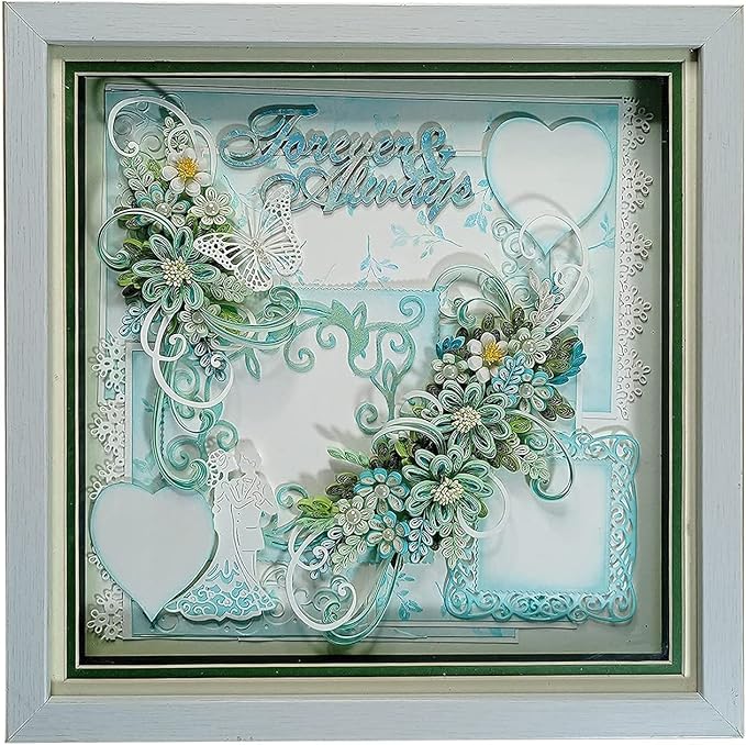CrafTreat Green Quilling Paper Strips for Craft Work - 500 Quilling Strips 3mm 30 CM Length - Paper Quilling for Decorating Cards, Gift Bags, Picture Frames and Scrapbooking
