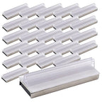 Master Magnetics Magnetic Sign Holder Pack - Magnetic Sign Holders for Door Frames, Metal Shelves, Whiteboards - Powerful Magnet - Retail EZ Grip Holder - 3" L x 1" W x 0.75" H - 25-Pack