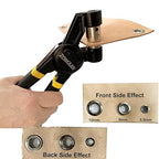 Grommet Tool Kit, Eyelet Tool Multi-Purpose Handheld Manual Hole Punch Rivet Press Plier Crimper 3 Interchangeable Dies with 900 Set 7/32" 5/16" 3/8" Metal Grommets Washers