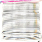 Mandala Crafts 16 Gauge Anodized Aluminum Craft Wire for Jewelry Making – 390 FT Colored Flexible Silver Copper Purple Pink Brown Ice Blue Wire - Bendable for Bonsai Armature Crafting Sculpting