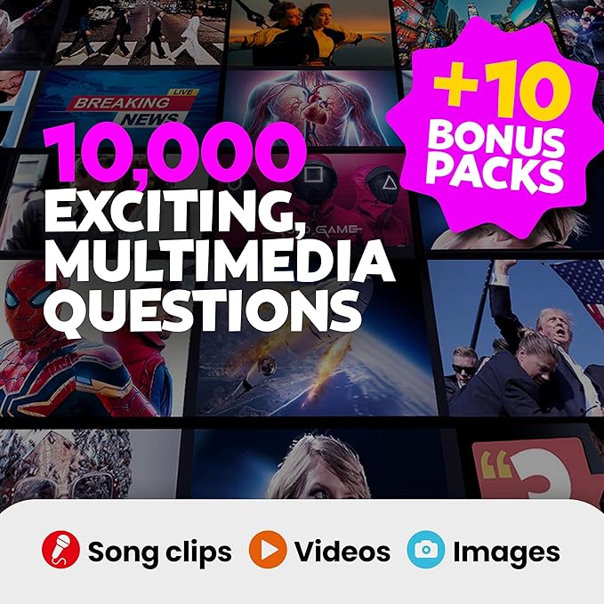 Outsmarted Ultimate Edition - 10 Exciting Bonus Categories | Kids, Teens & Adults | Next-Level Game Night for Family & Friends | 2–24 Players | Age 8+ | 10,000+ Questions | 2025 Edition