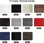 Extra Strong Bonded Nylon Thread #138 Tex135 – 16 OZ, 3000yds, Versatile Stitching Solution for Leather, Upholstery, Canvas Repair and More (Black)