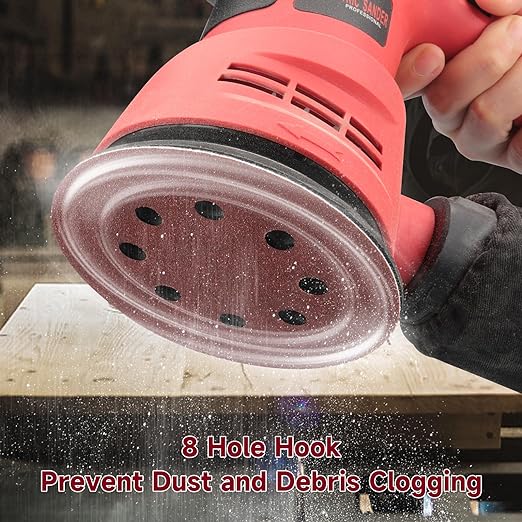 100 PCS 5 Inch Sanding Discs 1500 Grit, Round Hook and Loop Sandpaper for Random Orbital Sander