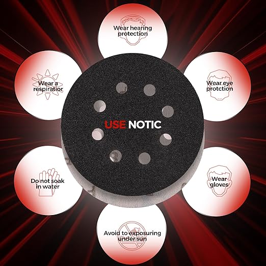 100PCS 5 inch Silicon Carbide Sanding Discs 400 Grit, Wet Dry Orbital 5 Sander Hook and Loop Sandpaper Disc, Best for Metal,Automotive,Wood Polishing