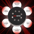 100PCS 5 inch Silicon Carbide Sanding Discs 2000 Grit, Wet Dry Orbital 5 Sander Hook and Loop Sandpaper Disc Ultra Fine Grit, Best for Metal,Automotive Precision Polishing