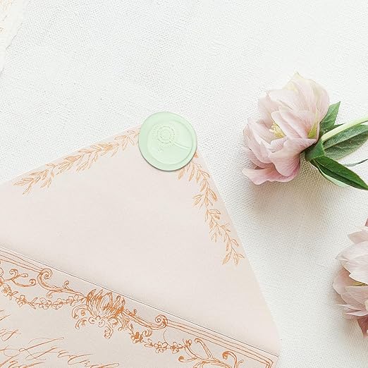 Glue Gun Sealing Wax Sticks for Wax Seal Stamp -Sage Green, Great for Wedding Invitations, Cards Envelopes, Snail Mails, Wine Packages, Christmas Gift Ideas, Pack of 10