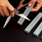 4Pcs Square Sharpening Stone Set -Grits 150#, 180#, 240#, 320# Green Silicon Carbide Honing Whetstone Kit for Moldels, Metal & Knife Cutting Tools (150 * 20 * 10mm)