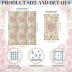 Yeaqee 100 Pcs Vintage Boho Napkins Paper Guest Towels 2 Ply Decoupage Napkins Disposable Decorative Hand Towel for Bathroom Kitchen Fall Wedding Party Dinner(Multicolor)