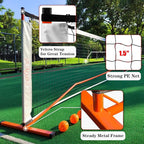Zdgao Pickleball Set with Net for Driveway, 22 FT Regulation Size Pickle Ball Net Set with Pickleballs, Court Markers and Carry Bag, Steady Metal Frame for Outdoor, Indoor Court