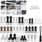 250Pcs Zipper Replacement Zipper Repair Fix Kit Zipper Slider Set for Fixing Luggage Bags, Coats, Jean, Jackets, Tents