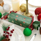MEEDEE 3/8 inch 100 Yards Assorted Christmas Ribbon - Pack of 20 in Red, Green & White - Mix Grosgrain & Double Face Satin Ribbon for Holiday Décor, Gift Wrapping, Xmas Wreath Bow or Crafting Project