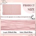 Boao Halloween Cheese Cloth 35.43 x 393.7 Inch Pink Cheesecloth Roll for Crafts Large Cotton Muslin Gauze Fabric for Halloween Outdoor & Indoor Spooky Decoration