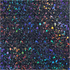 rabbitgoo Blackout Rainbow Window Privacy Film Decorative Stained Glass Diamond Pattern Window Sticker with Iridescent Tint Non-Adhesive Static Cling for Home Office Bathroom, 23.6 x 157.4 inch, Black