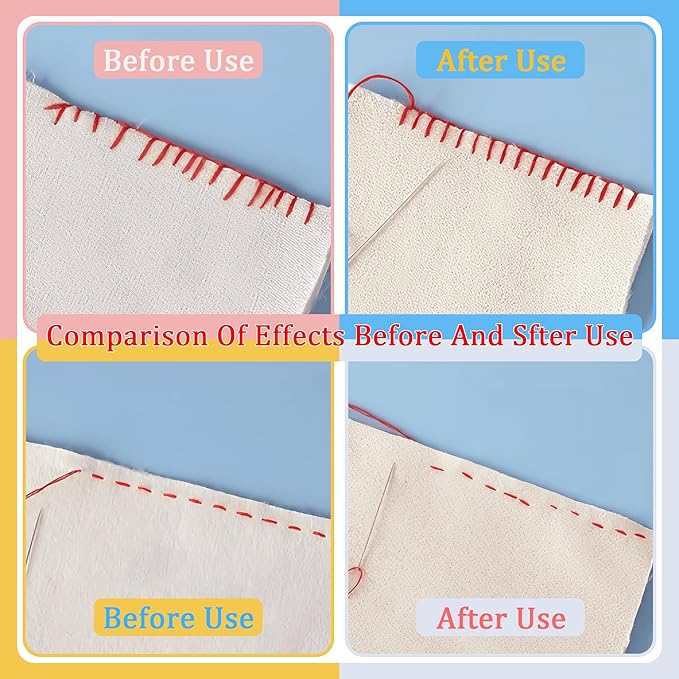 2 PCS 3mm Edge Lock Seam Guide, Mini Sewing Finger Ruler for Hand Sewing, DIY Sewing Kit Tool, Sewing Needle Gauge Measuring Guide, White