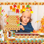 12 Pcs Thanksgiving Print Masking Tape Fall Maple Leaf Washi Tape Pumpkin Pattern Decorative Paper Sticker for Fall Party Holiday Scrapbook DIY Craft Gift Wrapping Handbook Sticker