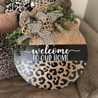 Welcome Stencils for Painting on Wood 12” Welcome Stencil for Wood Sign Doormats Half Round Hello Stencils for Wood Sign Door Mat Fabrics