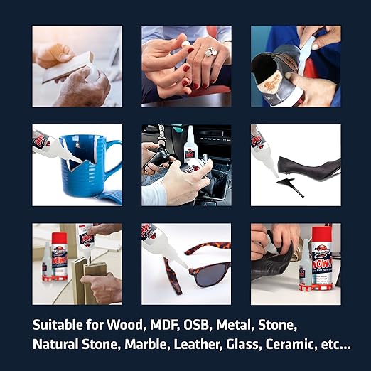 Kraken Bond Wow! CA Glue (24x3.50 oz) with Spray Adhesive Activator (24x13.50 fl oz) - Cyanoacrylate, with Activator, Fast CA Glue for Woodworking, Crazy & Craft - 24 Pack