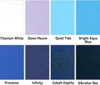 AUREUO Marine Acrylic Paint Set - 8 Ocean Blue Colors 0.71 Fl Oz / 21ml Tubes Aqua Tone Art Paints for Crafts Seascapes, Non-Toxic, Lightfast, High Pigment Artist Paints