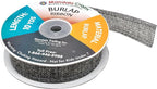 Mandala Crafts Gray Burlap Ribbon 1 Inch Wide Jute Ribbons for Crafts - 20 Yds Roll Rustic Burlap Wrap Trim Ribbons for Wreaths Bows Wedding Party Decoration