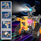 Robot Building Kit for Kids and Adults, 4-in-1 Rechargeable RC Robotics Kit with Remote & App Control, STEM Coding Toys & Science Projects, Birthday Gifts for Boys Ages 8-12+ (588 Pcs)