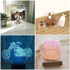 Clear Acrylic Sheet 5" x 7" Cast Plexiglass Panel 1/8" Thick (3mm) Transparent Plastic Board for Sign, Craft, Display Projects, Laser Cutting, Engraving, Pack of 2