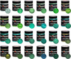Eye Candy Pigments Premium Green Mica Powder - Green Onion (50gr) - for Epoxy, Resin, Soap, Paint, Woodworking, Acrylic Pouring, Bath Bombs, Fishing Lures - DIY Arts and Crafts Additive