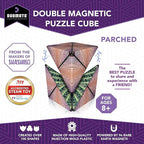 Duomoto Magnetic Transforming Cube - Shape Shifting Double Creativity Puzzle w/ 96 Rare Earth Magnets - Transforms Into Over 100 Shapes - by Fun in Motion Toys - Creators of Shashibo & Cubendi