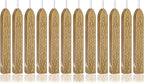 Yoption 12Pcs Sealing Wax Sticks with Wicks, Antique Gold Totem Fire Manuscript Seal Wax Sticks for Wax Seal Stamp (Antique Gold)