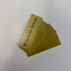 Blank Metal Plates for Laser Engraving - 4 Pack | Aluminum Sheets 0.020" Thick | CO2, Diode, Fiber Laser Compatible | Multiple Sizes & Colors (Gold (engraves black), 4.25x6.25 inch)