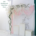 118 inch Big Artificial Green Tree Branches Ivy Grapevine Garland Fake Tree Trunk Wall Door Hanging Plants Twigs Moss for Garden Home Wedding Outdoor Jungle Leaves Room Decoration