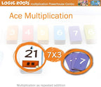 2 Math Multiplication Games for Kids | Learn Times Tables The Fun Way with Say Cheese Café and Monster Sock Factory | Educational Games for Kids 8-12 Year olds