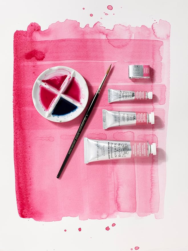 Winsor & Newton Professional Watercolor, Half Pan, Quinacridone Violet