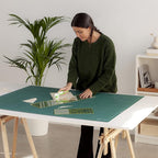 Elan Cutting Mat A0 Green, Extra Large Self Healing Cutting Mat 36 x 48 Inch, 5-Ply Craft Board Green, Hobby Board for Crafts 36x48 Inch