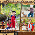 Hanaive 100 Pcs Pirate Coins Plastic Kids Fake Play Coins Replica Spanish Doubloons for Pirate Party Treasure Chest Board Games Tokens Toys Cosplay St. Patrick's(Gold)