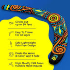 Refresh Sports Beach Boomerang Toy for All Ages - Outside Beach Games Adults & Toys for Kids - Fun Outdoor Backyard Toys for Boys - Soft Boomerangs Pool Game & Birthday Gift Ideas for Boys & Girls