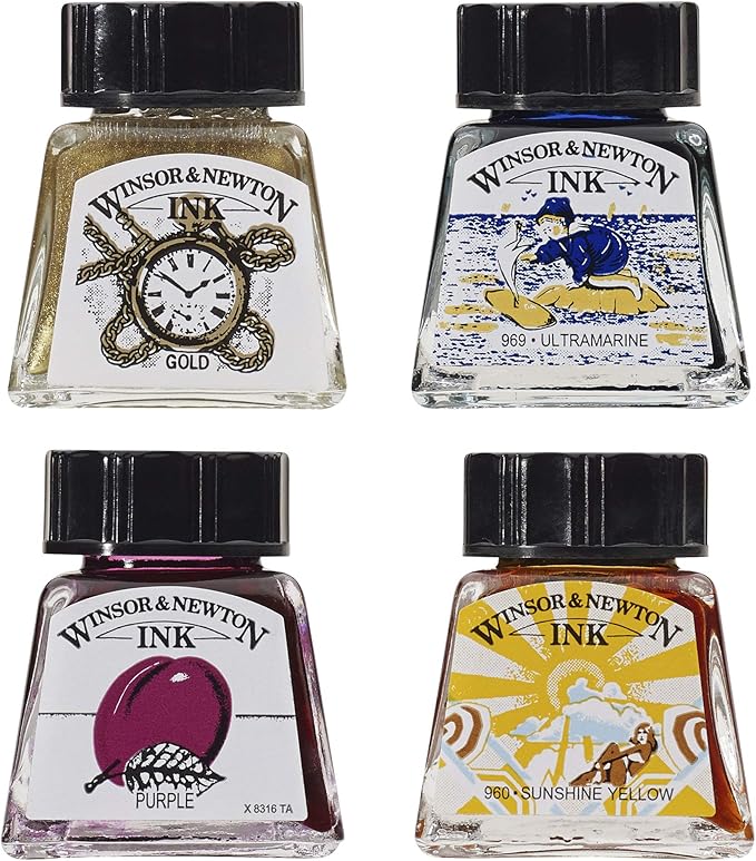 Winsor & Newton Drawing Ink, 14ml Bottle, Ultramarine