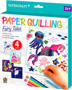 C.S. Kids DIY Paper Quilling Arts & Crafts Gifts – Fairy Tales| 3D Paper Quilling Design Kits for Kids, Make Your Own Paper Art (Paper strips & tools Included)