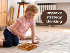 BSIRI Wooden XO Blocks (L) Tic Tac Toe Board Games - Ideal for Kids Games, Family Games and Game Night for Adults, Farmhouse Decor for Coffee Table Decor and Unique Gifts for All Occasion (5.5 Inch)