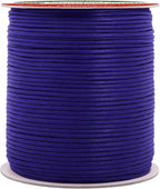 Mandala Crafts 2mm 109 Yards Dark Indigo Cotton Waxed Cord for Jewelry Making Bracelet Cord Waxed String - Beading String Thread Jewelry Cords for Necklaces String