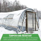 Farm Plastic Supply - Clear Vinyl Sheeting - 15 Mil - (4'6" x 175') - Vinyl Plastic Sheeting, Clear Sheet for Storm Windows, Tablecloth Protector