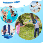 EVERICH TOY Trampoline Paddle Ball Set with 4 Bouncy Paddles & 8 Balls - Soft Foam Design for Kids Play Indoor Outdoor Beach Backyard Lawn - Great Gift Idea for Boys & Girls