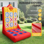 Inflatable Carnival Game with Built-in Blower, Portable Fun Toss Game for Backyard, Outdoor Carnival & Party