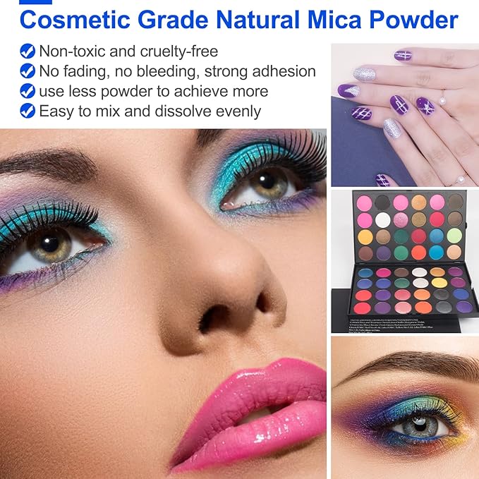 Mica Powder,7.05OZ（200g）,Magic Red Mica Powder Pigment for Epoxy Resin，Lip Gloss，Car Paint，Dye，Soap Making，Nail Polish,Epoxy Resin,Candle Making,Bath Bombs