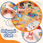 Origami Paper Kit for Kids Ages 5-8 8-12,152 Sheets Origami Paper - 72 Double Sided Patterns with Instructional Book,DIY Art Craft Projects,Travel Game Activity,Gift for Boys Girls Beginners