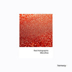 Hemway Polyurethane & Epoxy Resin Glitter 100g / 3.5oz Metallic Crystal Flake Additive for Flooring Jewelry Tumblers Glass Pigment - Microfine (1/256" 0.004" 0.1mm) - Red Holographic