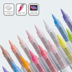 240 Colors Acrylic Paint Markers, Soft Brush Tip Marker Pens Set with Marker Bag, Acrylic Paint Pens for Fabric, Wood, Stone, Canvas, Glass, Egg, Rock Painting, DIY Crafts and Art Supplies