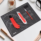 DIYSELF Cutting Mat 9in12in, Self Healing A4 for Crafts, Sewing, Fabric, Double Sided, Desktop, Rotating for Quilting